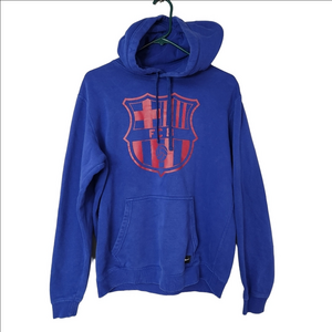 Nike (FCB) FC Barcelona Hoodie blue men's medium sweatshirt